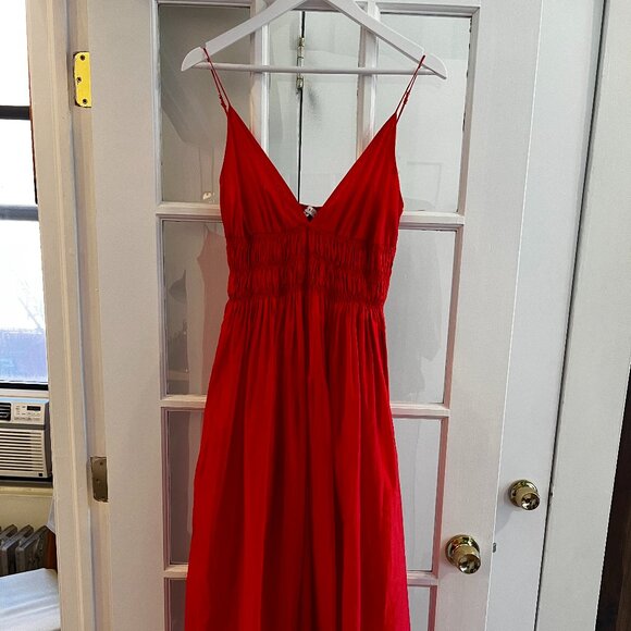 Moon River Sleeveless Maxi Dress – Red (M) - Picture 1 of 3